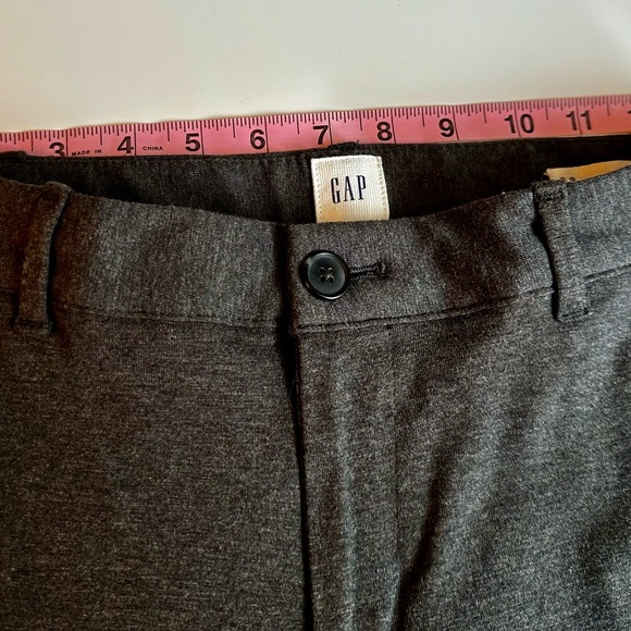 Gap Wide Leg Knit Pants in Dark Grey size 0P - Picture 6 of 10